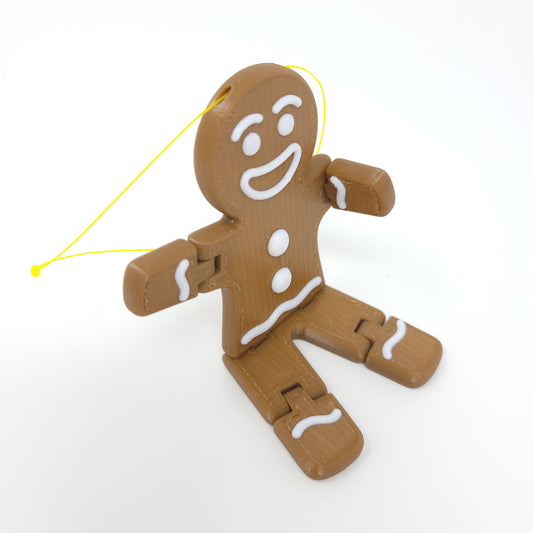 Flexi Gingerbread Man Ornament